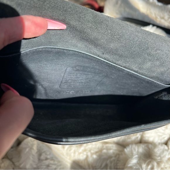 1980s Vintage coach crossbody leather bag - Picture 4 of 10